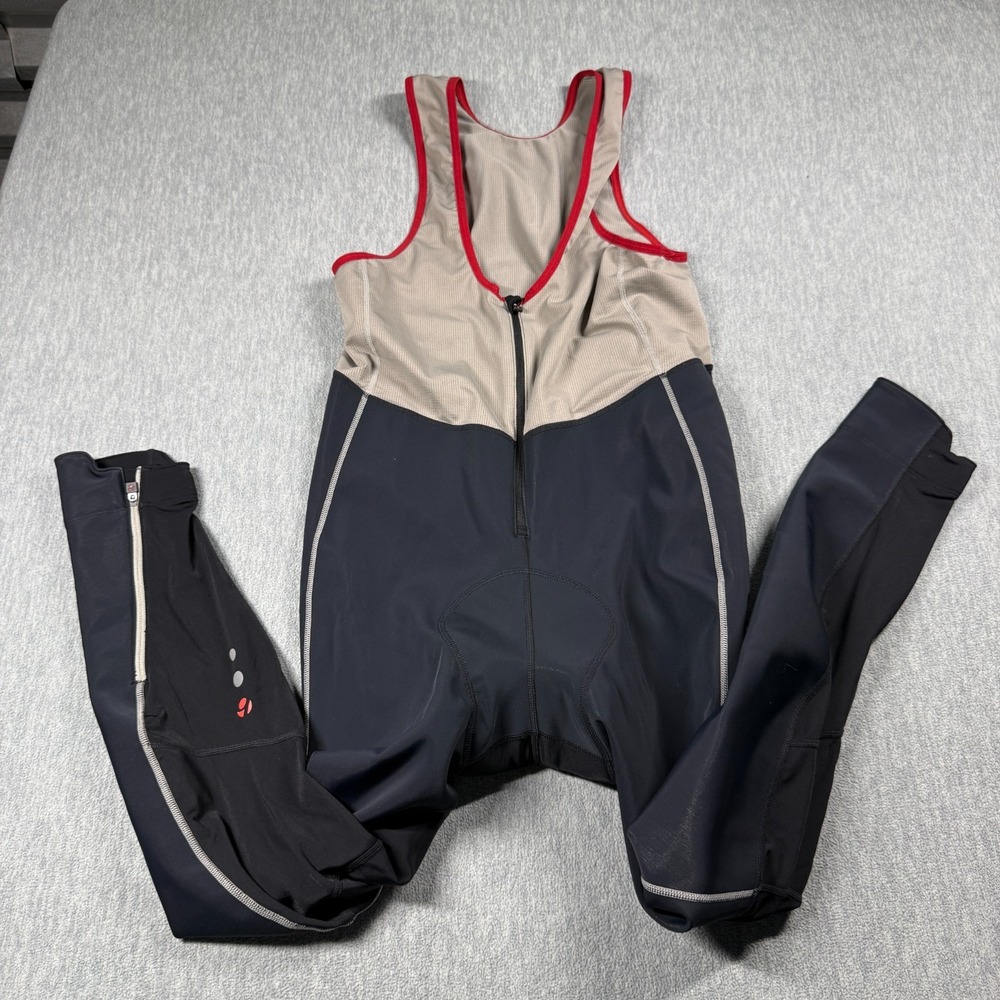 Bontrager Bib Tights Mens XL Black RXL Windfront‎ Padded Cycling Chamois Pants